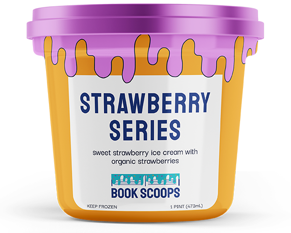 pint container for strawberry series flavor